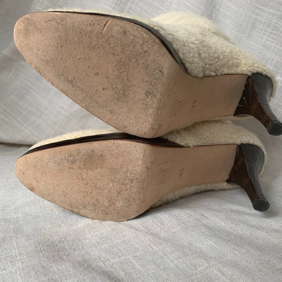 Titti dell'Acqua lamb and alligator booties - Picture 5 of 9